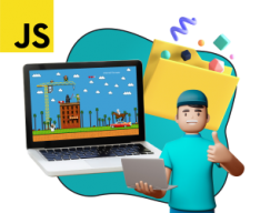 Программирование на JavaScript. Учимся создавать игры! - Школа программирования для детей, компьютерные курсы для школьников, начинающих и подростков - KIBERone г. Каушаны